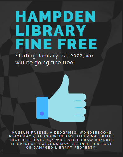 Hampden Library Fine Free