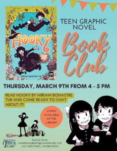 March book club flyer
